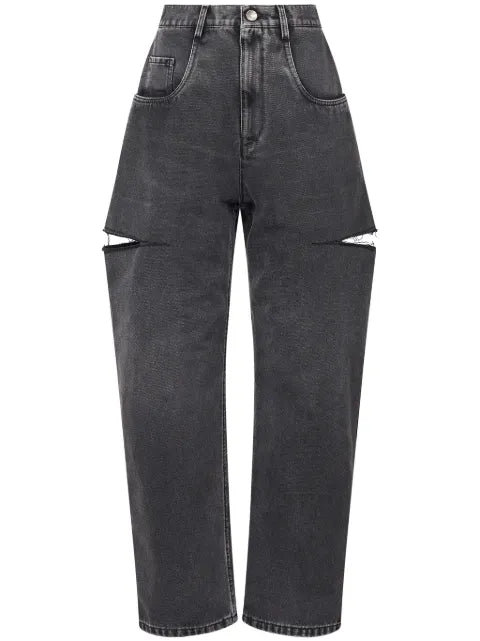 Maison Margiela jeans ajustados con tiro alto - imagen 1