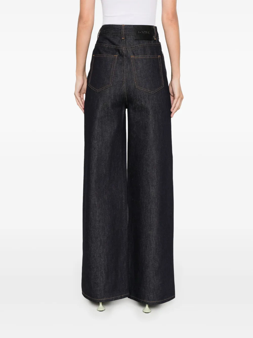LOEWE jeans de talle alto