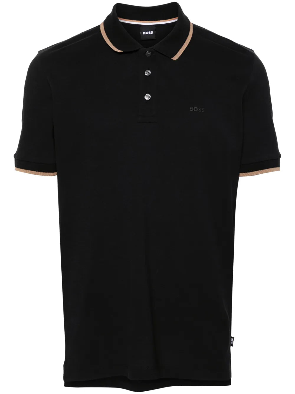 BOSS playera tipo polo con logo bordado
