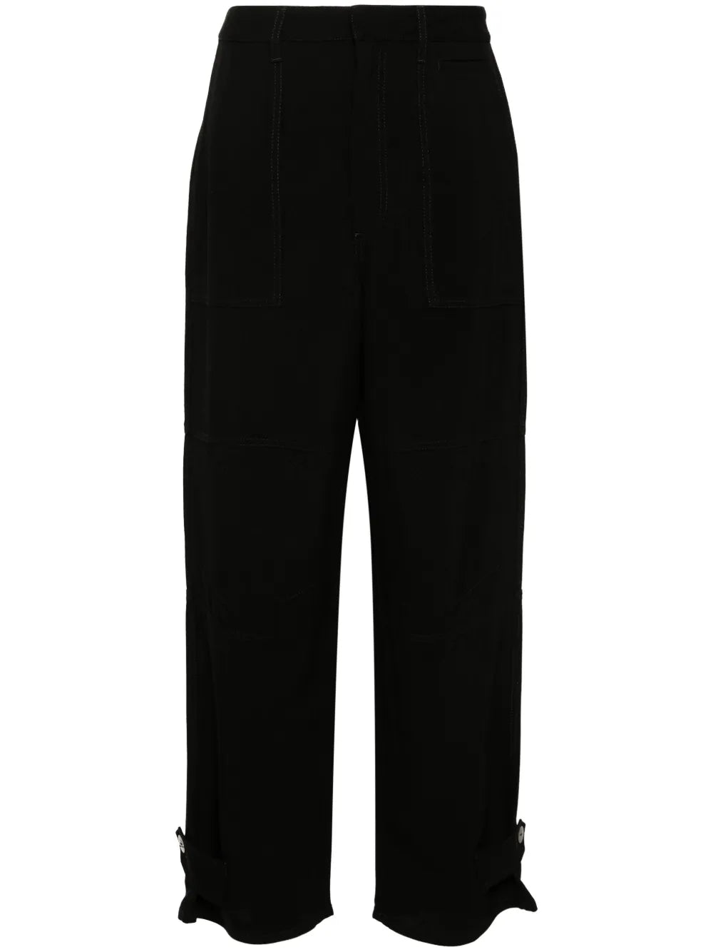 LOEWE pantalones tapered con etiqueta Anagram