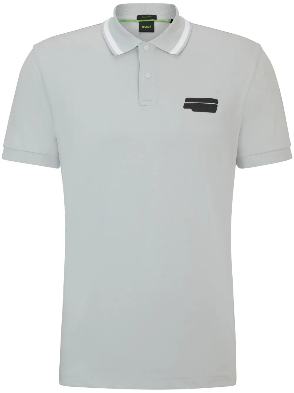BOSS playera tipo polo con aplique del logo