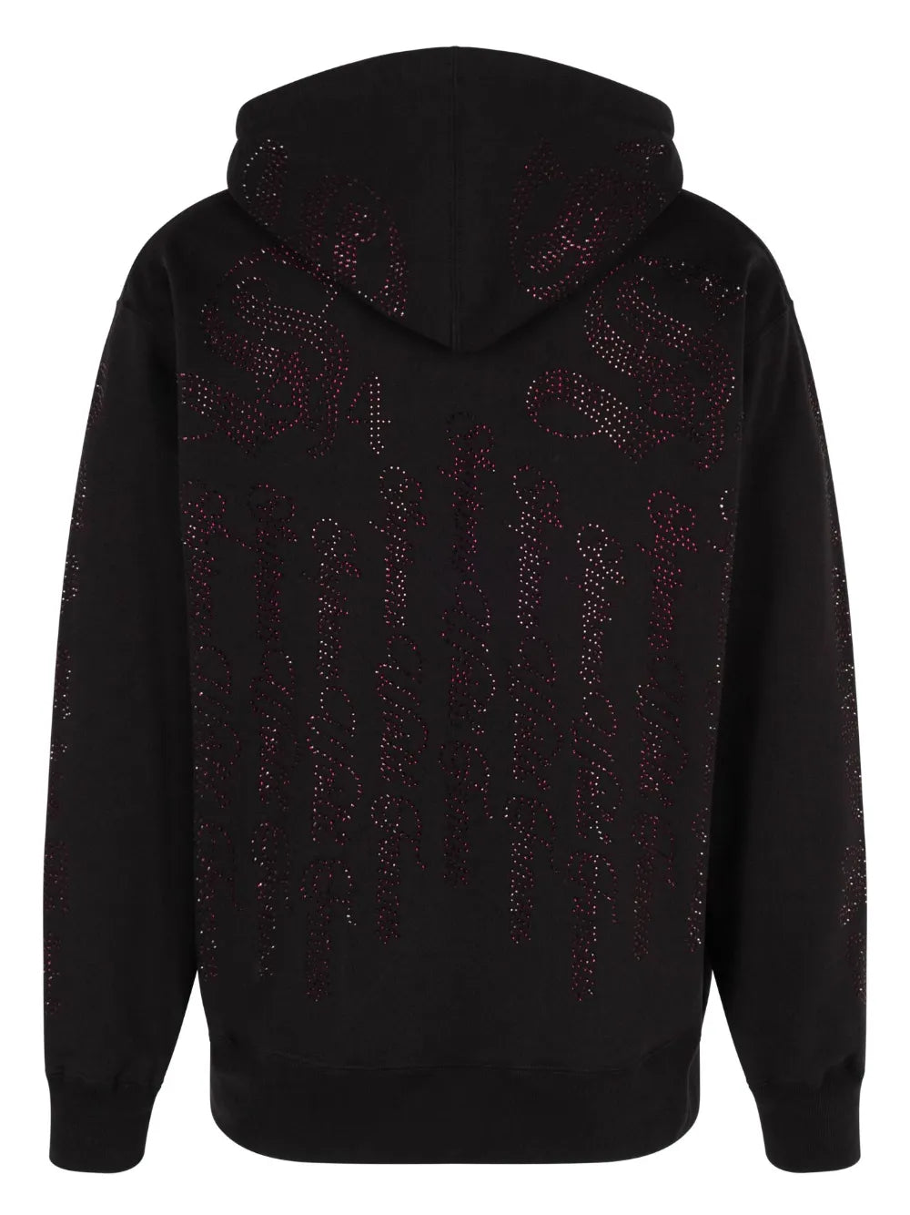 Supreme hoodie con detalles de cristal - Negro - imagen 2