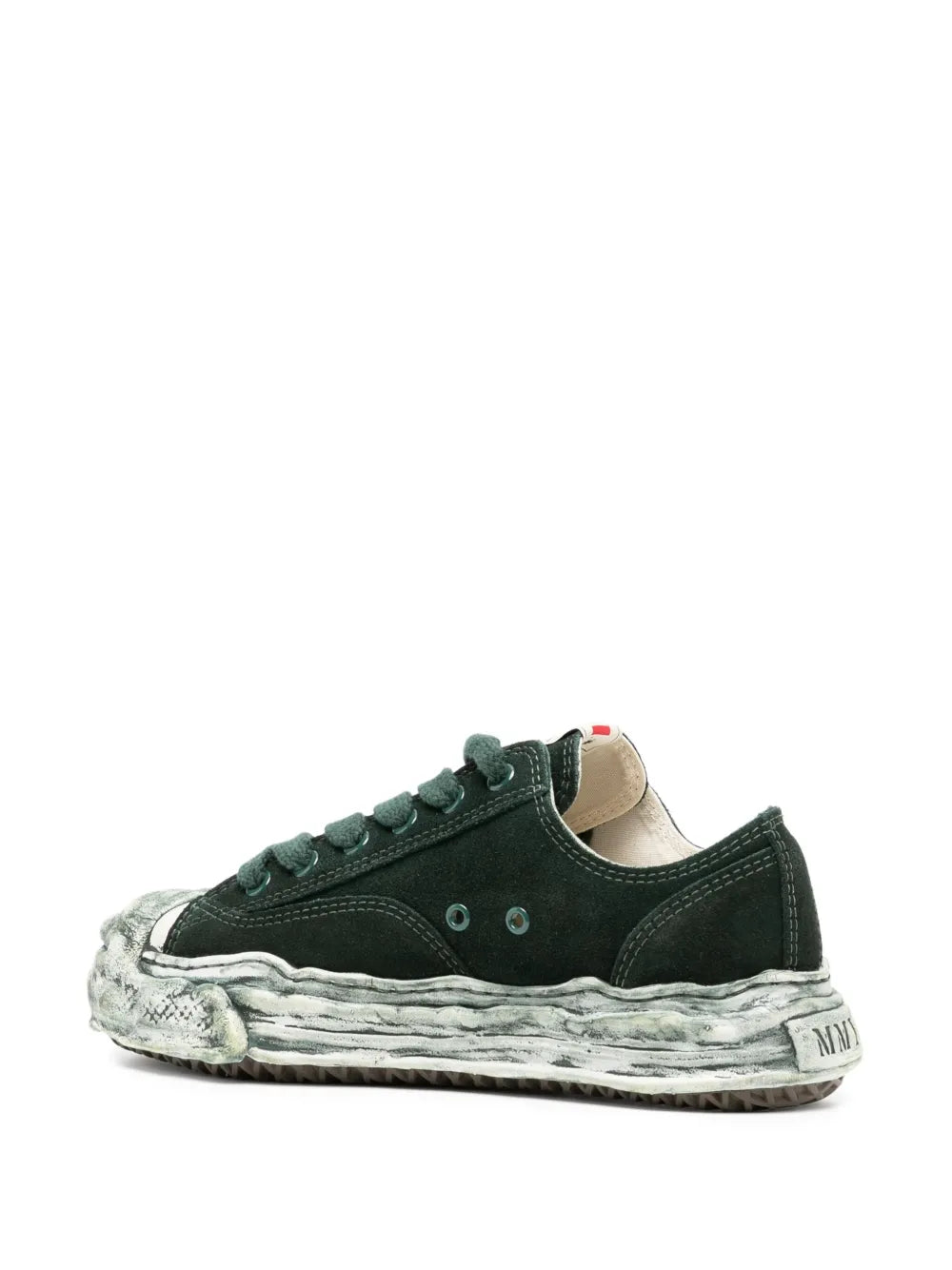 Maison MIHARA YASUHIRO tenis bajos Hank - verde
