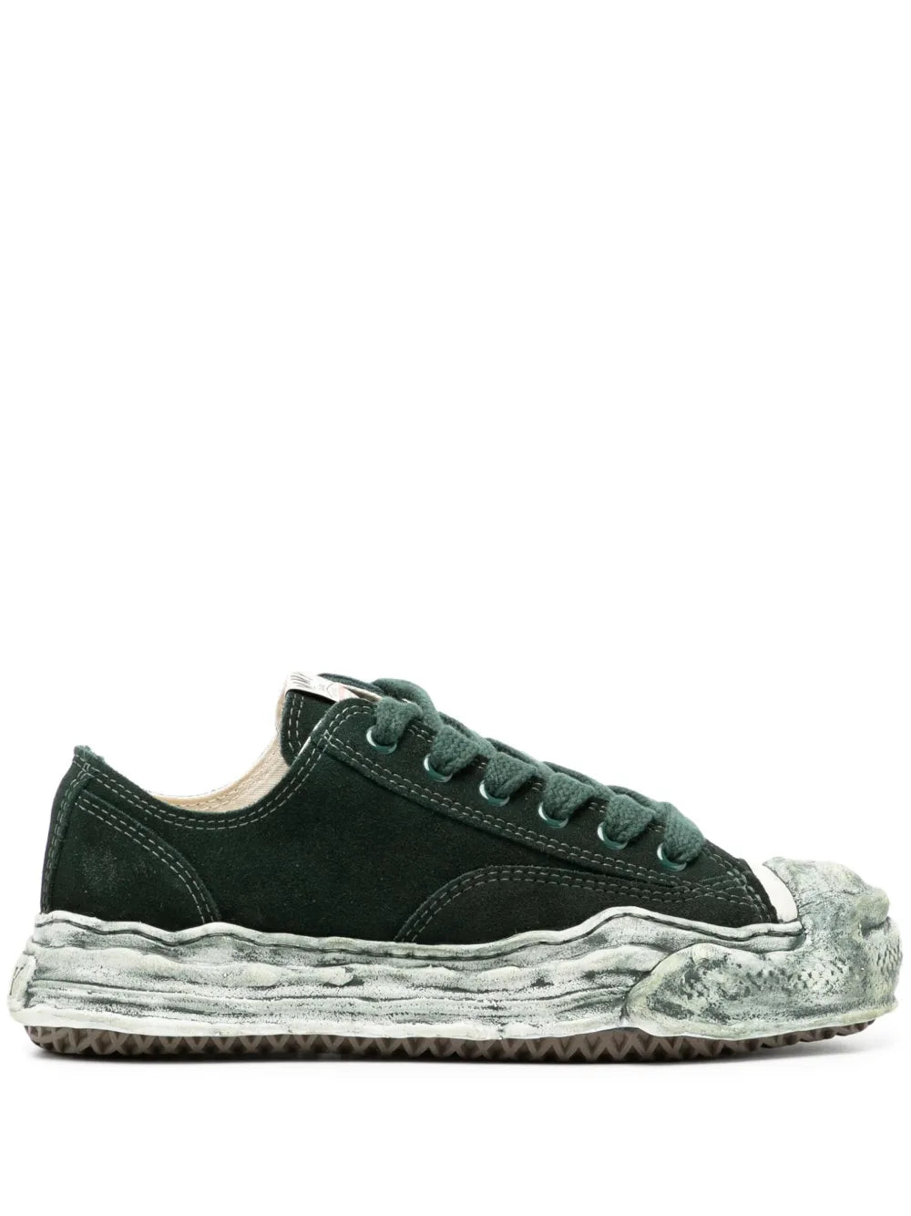 Maison MIHARA YASUHIRO tenis bajos Hank - verde
