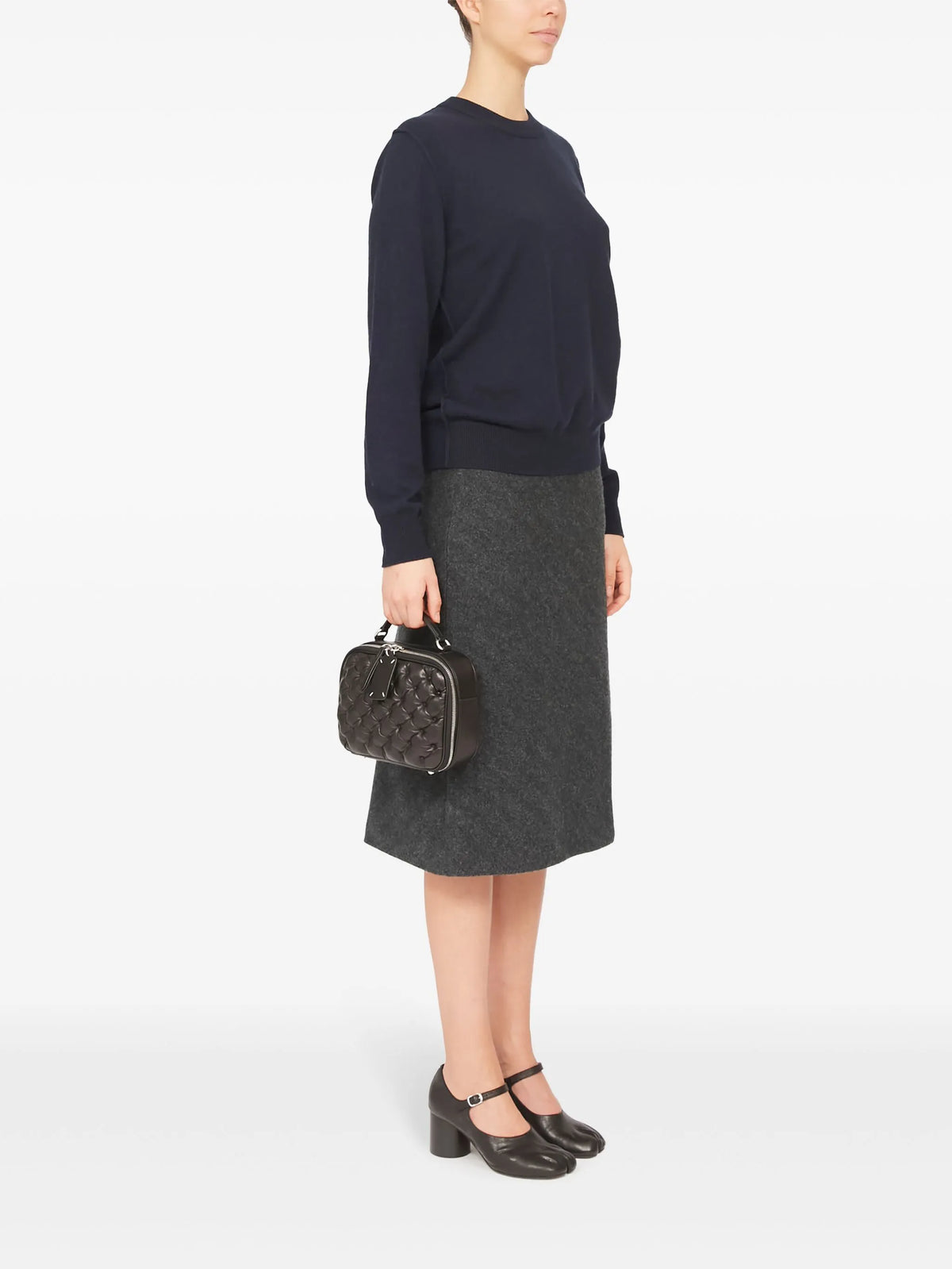 Maison Margiela bolsa cámara Glam Slam mediana - Negro - imagen 2