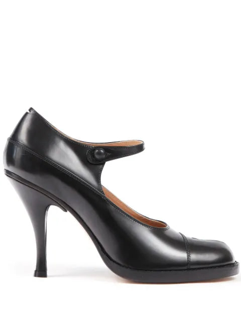 Maison Margiela zapatillas Bourgeoise con tacón de 100mm - Negro - vista 1