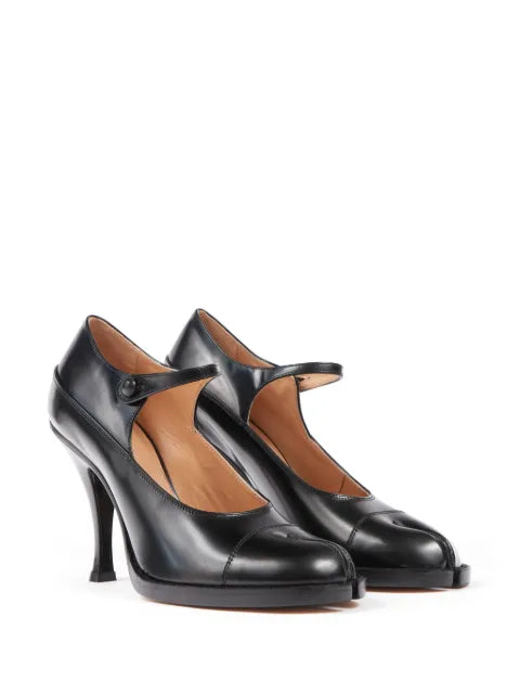 Maison Margiela zapatillas Bourgeoise con tacón de 100mm - Negro - vista 2