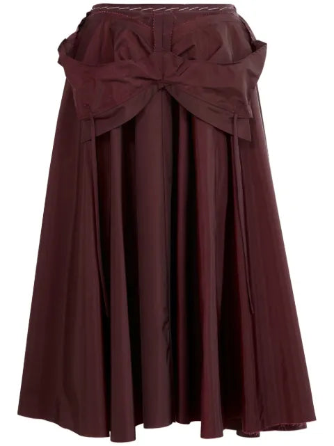 Maison Margiela falda midi con diseño acampanado - imagen 1
