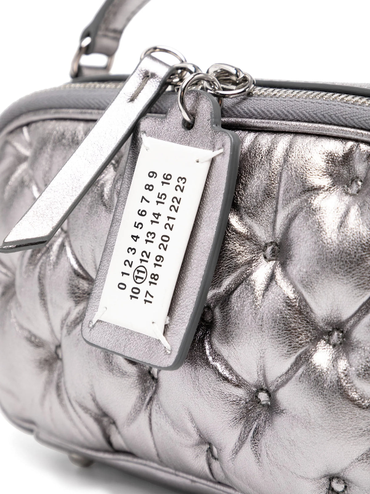 Maison Margiela bolsa de hombro Glam Slam - Plateado - imagen 4