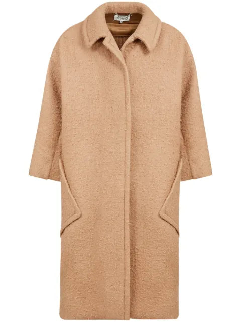 Maison Margiela abrigo oversize de bouclé - imagen 1