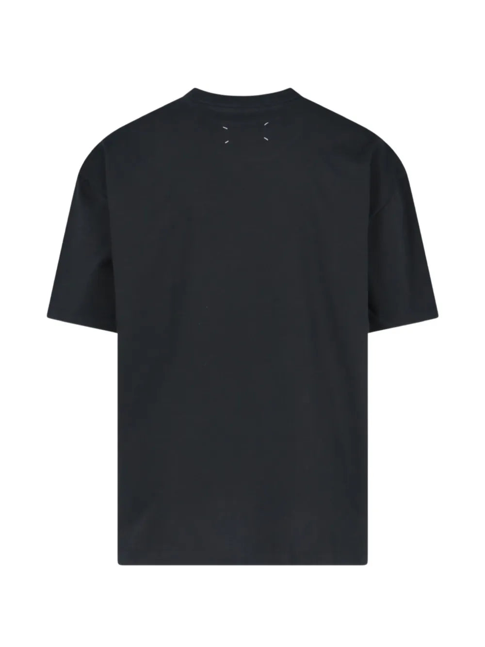 Maison Margiela playera de algodón con logo bordado - Negro - imagen 2