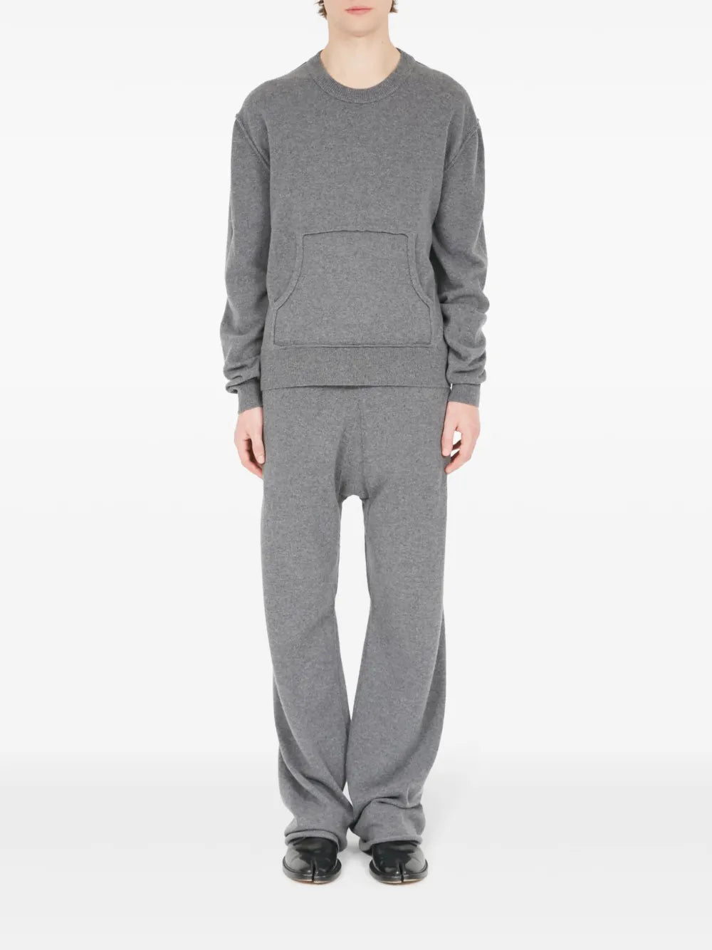 Maison Margiela suéter con bolsillo - Gris - imagen 2