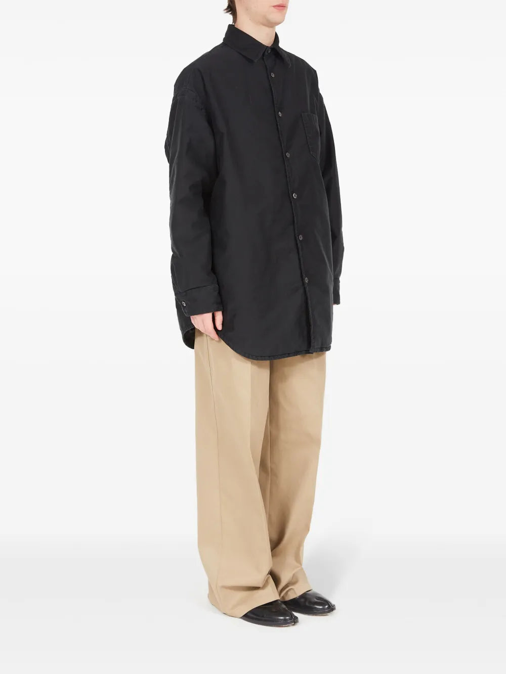 Maison Margiela camisa manga larga - Negro - imagen 3