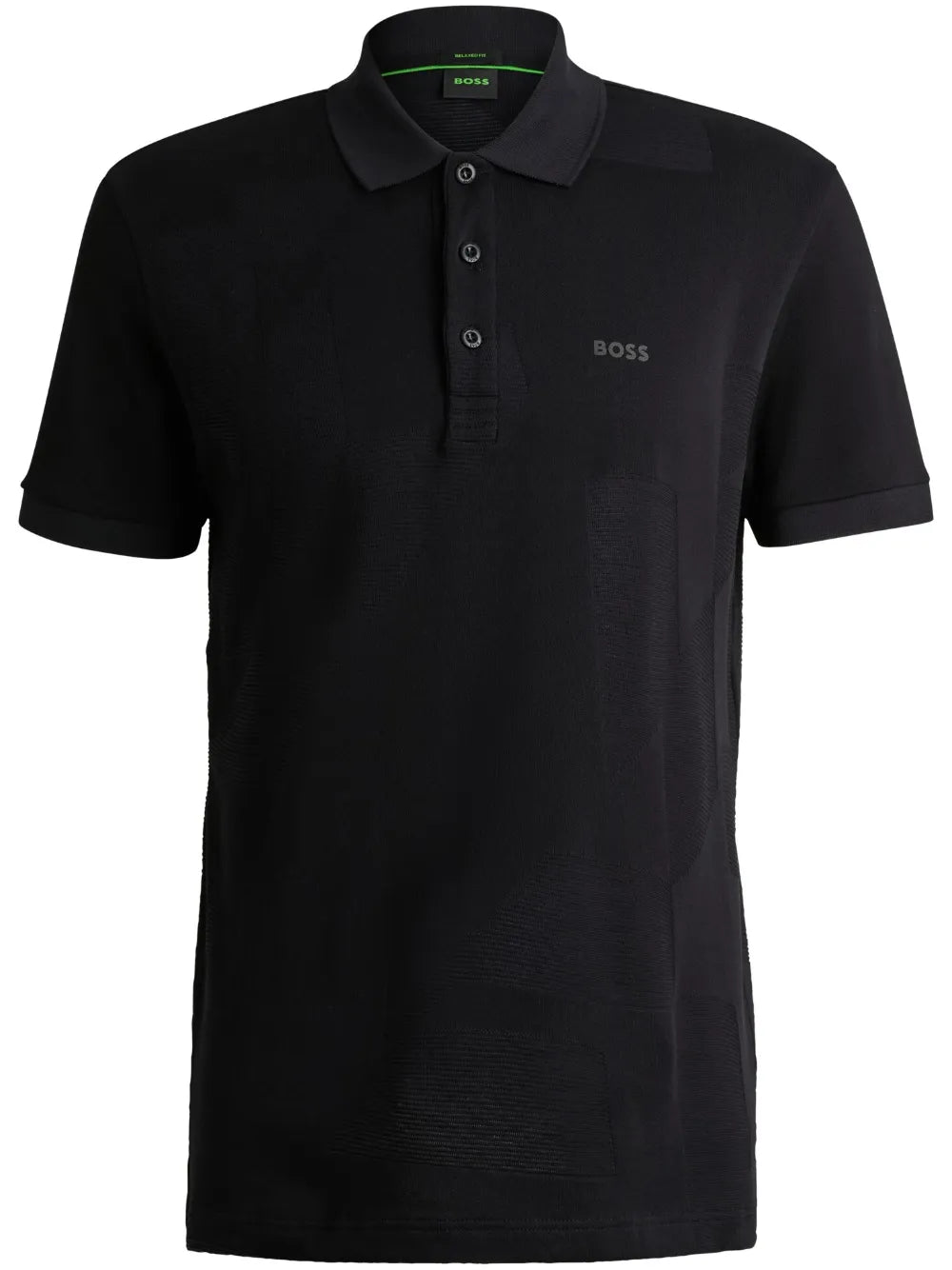 BOSS playera tipo polo con logo estampado