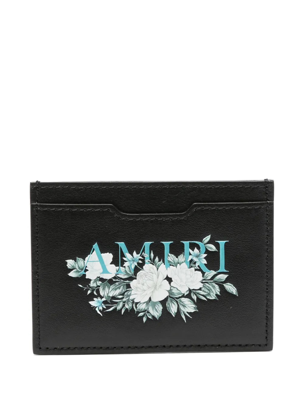 AMIRI tarjetero con motivo floral