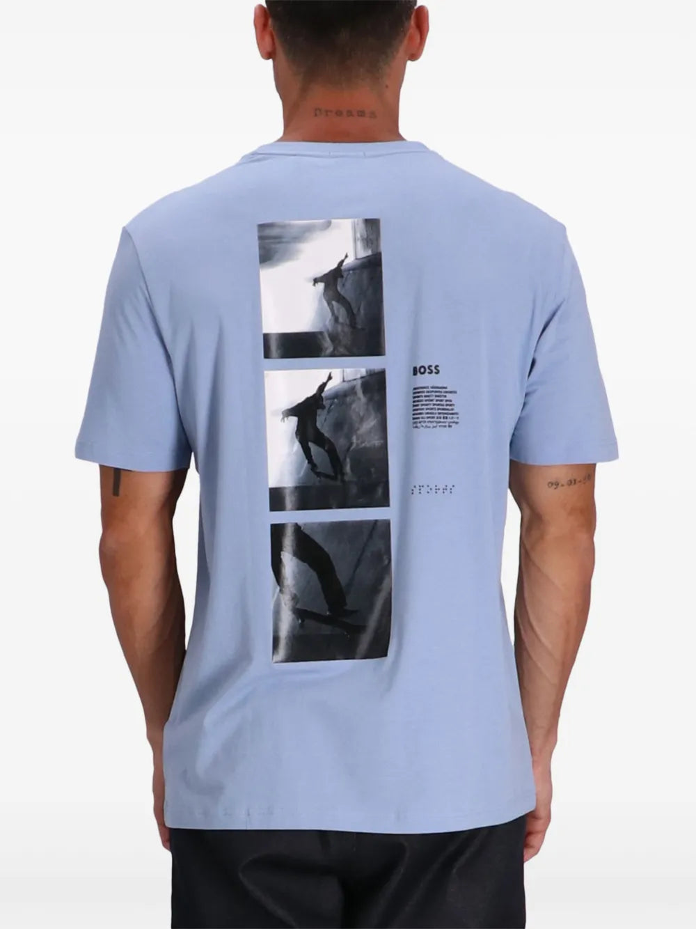 BOSS playera con estampado gráfico