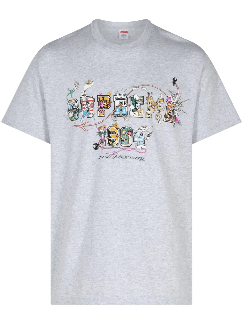 Supreme playera universitaria - Gris - imagen 1