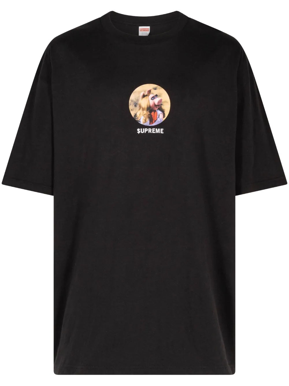 Supreme playera Miss Piggy - Negro - imagen 1
