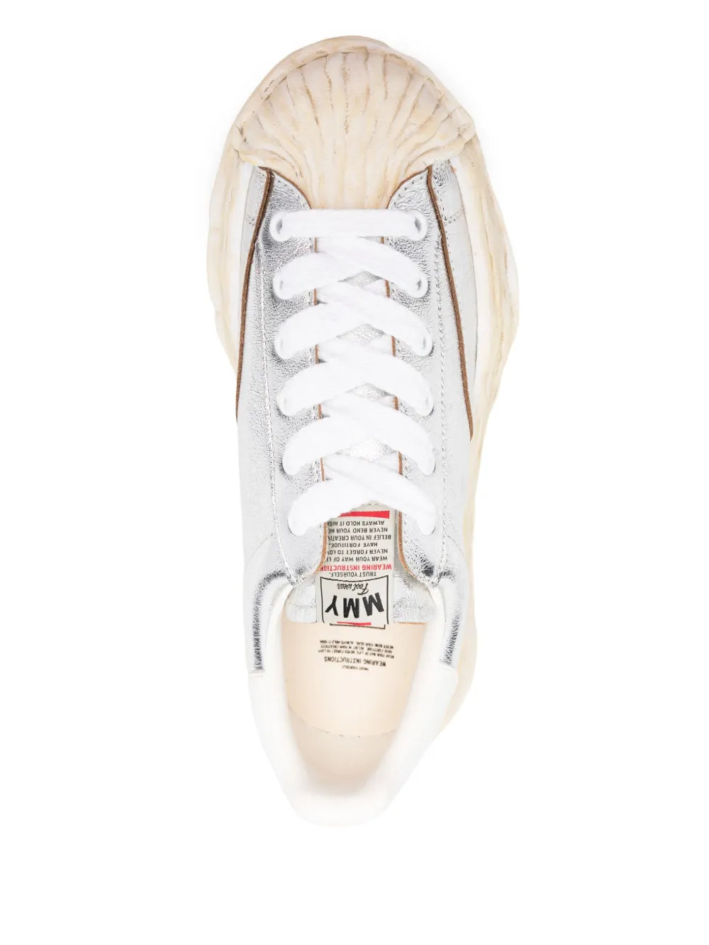 Maison MIHARA YASUHIRO tenis Blakey - plateado