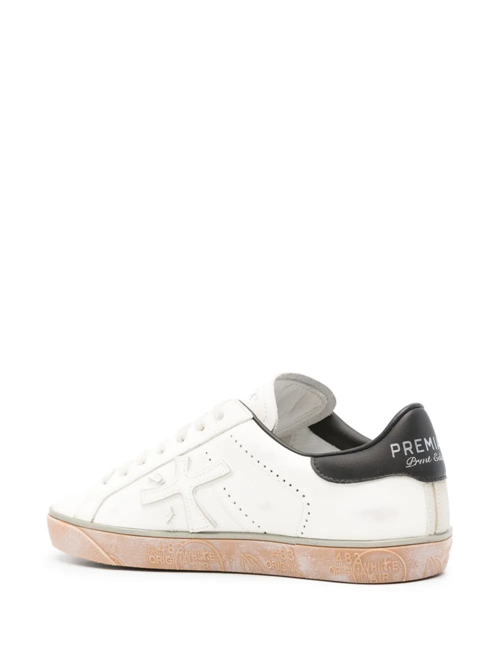 Premiata tenis con aplique del logo