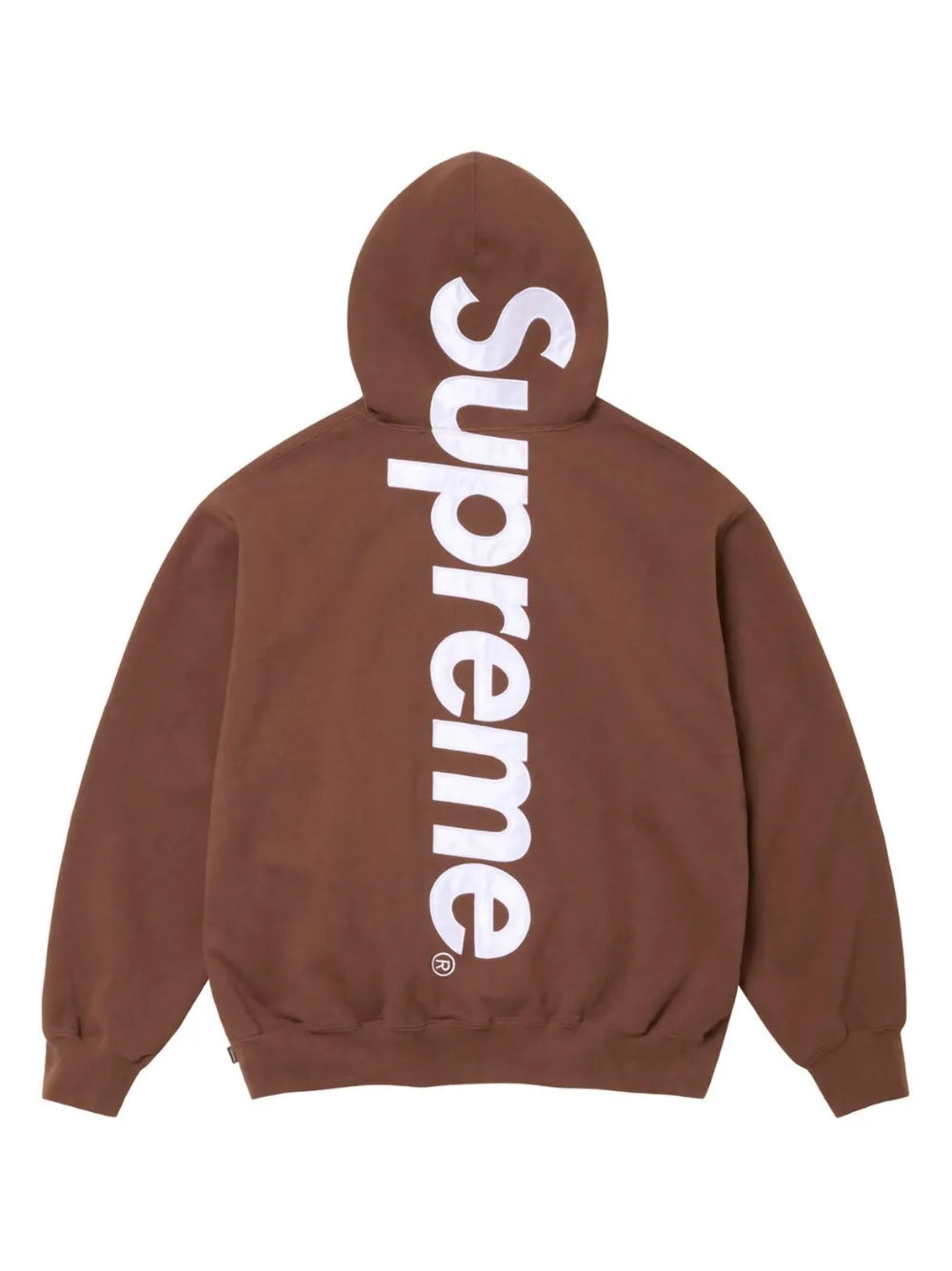 Supreme hoodie Brown con aplique satinado - Marrón - imagen 2