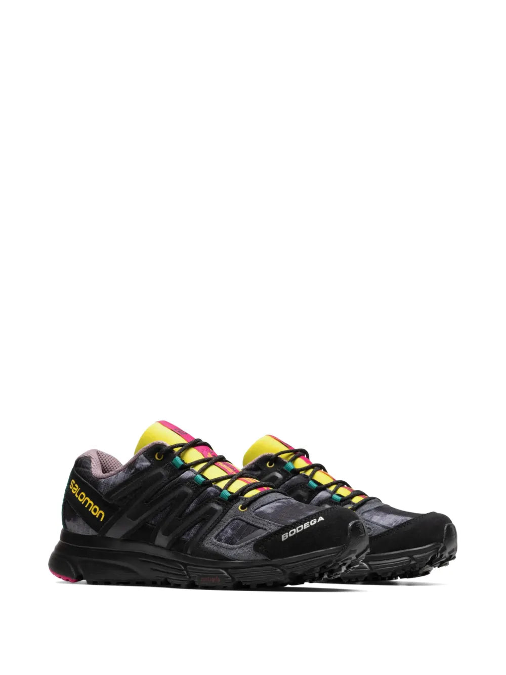 Salomon tenis X-Mission 4 "Bodega - Black Yellow" - Negro - imagen 2