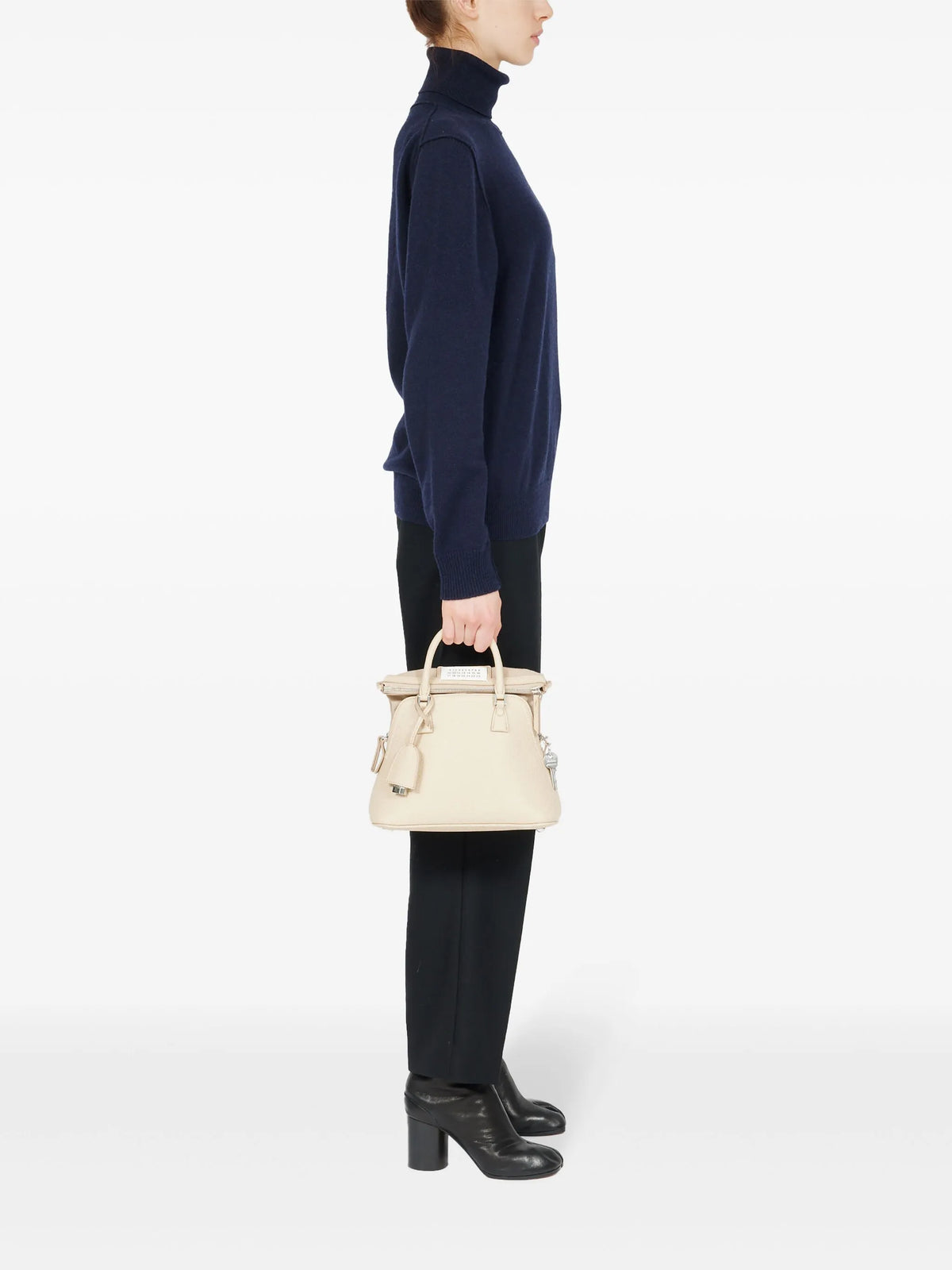 Maison Margiela bolsa de hombro 5AC Classique mini - Neutro - imagen 3