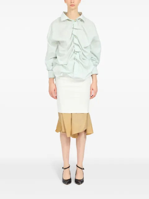 Maison Margiela camisa con doble capa - imagen 2