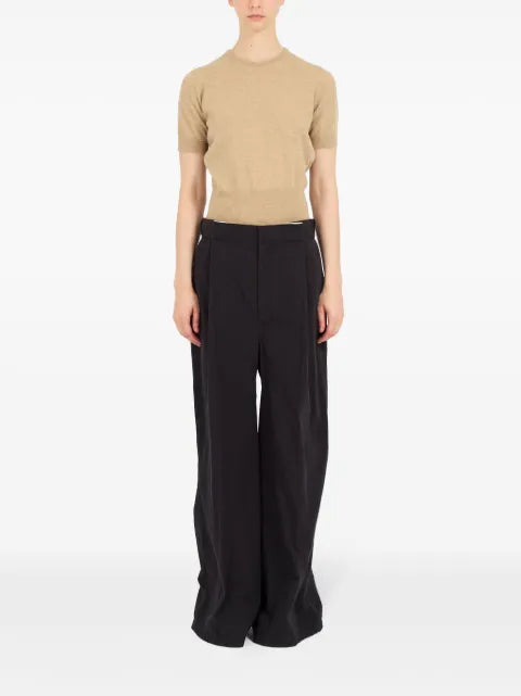 Maison Margiela pantalones palazzo con cuatro costuras - imagen 2