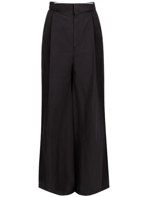 Maison Margiela pantalones palazzo con cuatro costuras - imagen 1