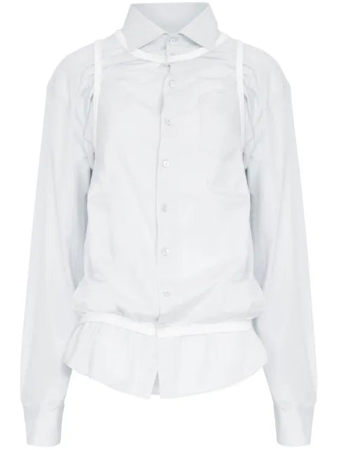 Maison Margiela camisa con logo de cuatro costuras - imagen 1