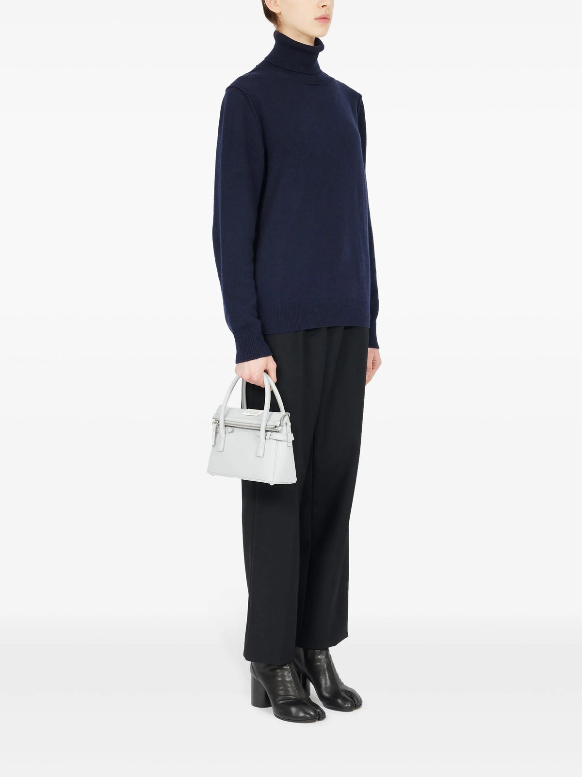 Maison Margiela tote 5AC East West pequeña - Gris - imagen 3