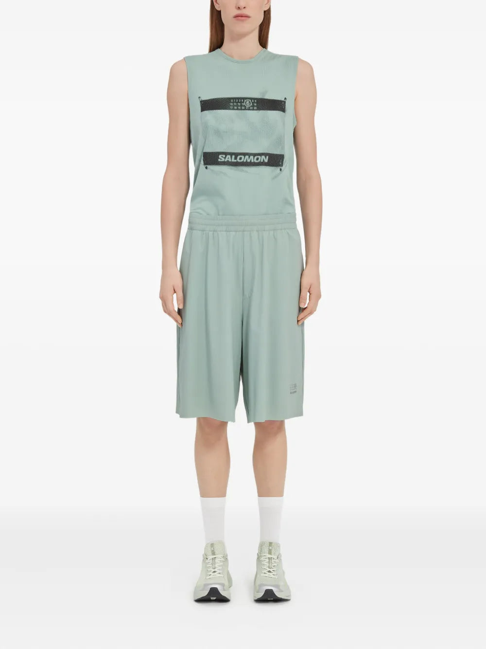 MM6 Maison Margiela X Salomon shorts de MM6 Maison Margiela x Salomon - Verde - imagen 2