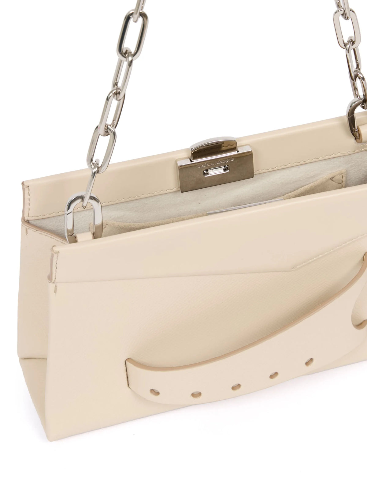 Maison Margiela bolsa de hombro Snatched pequeña - Negro - imagen 4