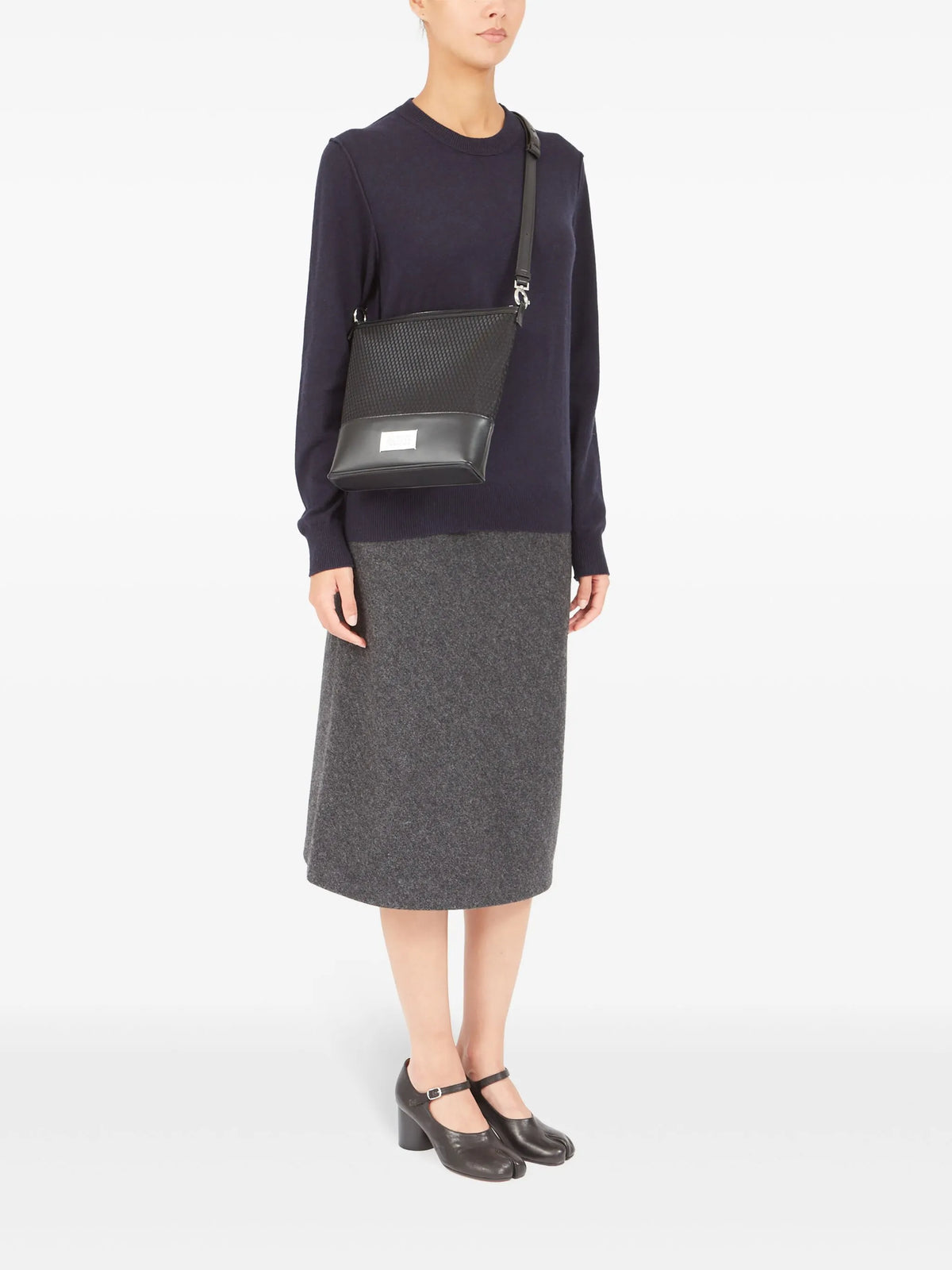Maison Margiela bolsa de hombro 5AC pequeña - Negro - imagen 2