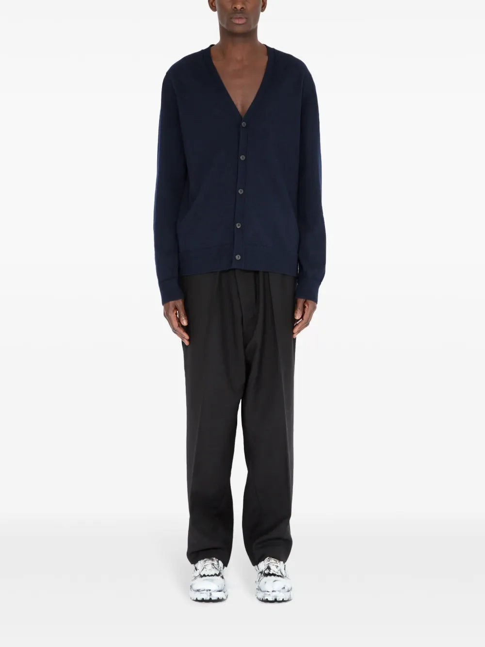 Maison Margiela cárdigan con botones - Azul - imagen 2