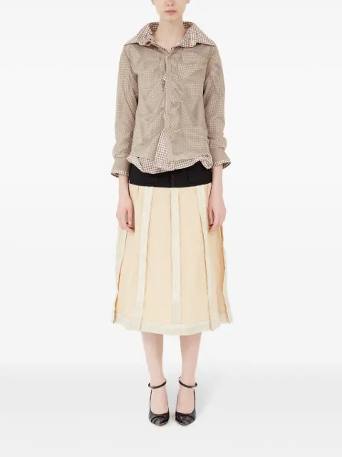 Maison Margiela camisa con cuadros estampados - imagen 2