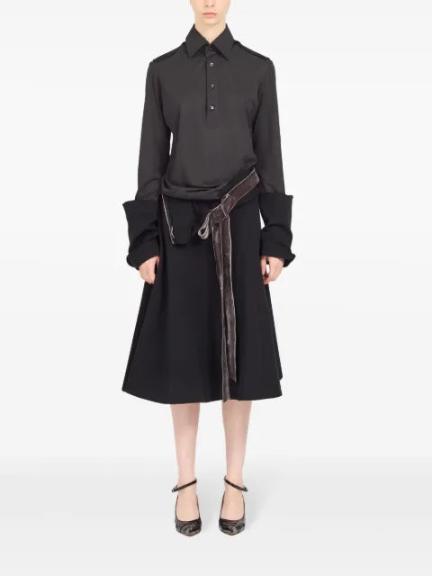 Maison Margiela vestido midi con paneles - imagen 2