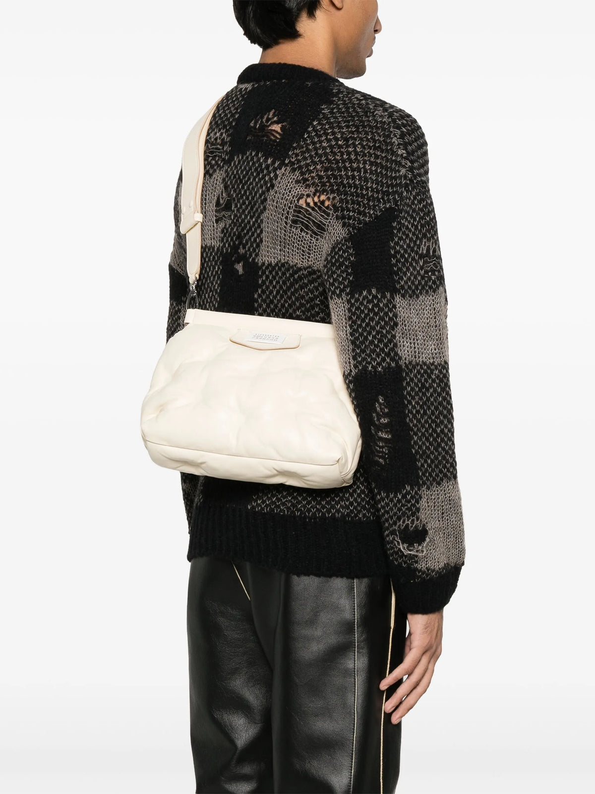 Maison Margiela bolsa de hombro Glam Slam pequeña - Blanco - imagen 2