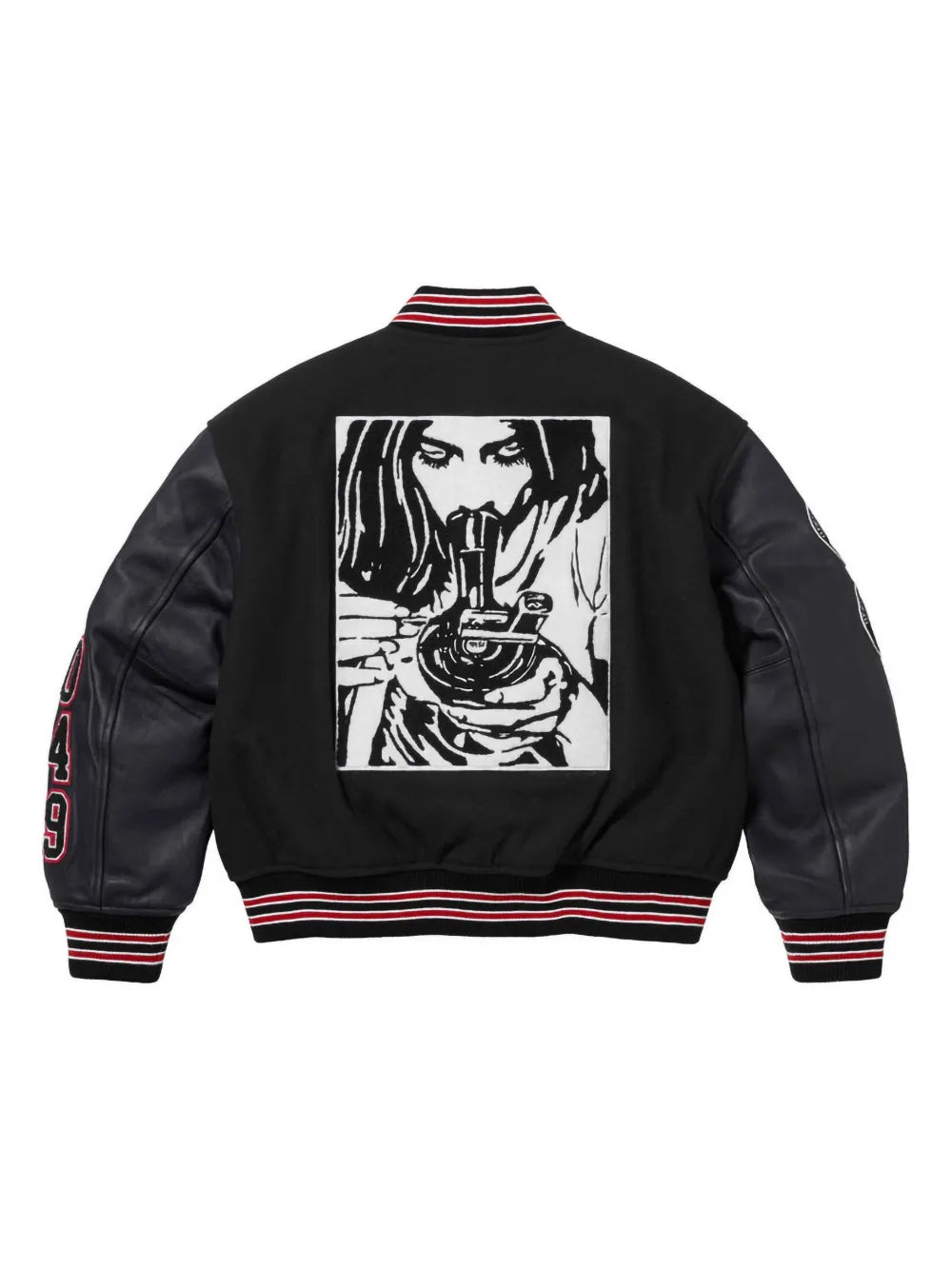 Supreme chamarra universitaria Hysteric Glamour Black - Negro - imagen 2