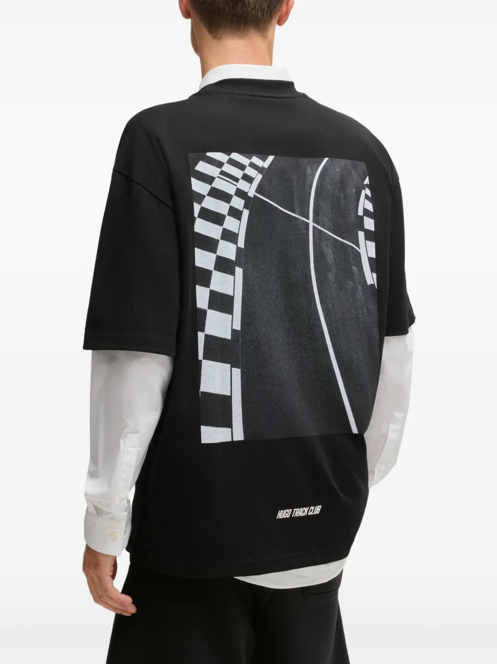 HUGO playera con logo estampado