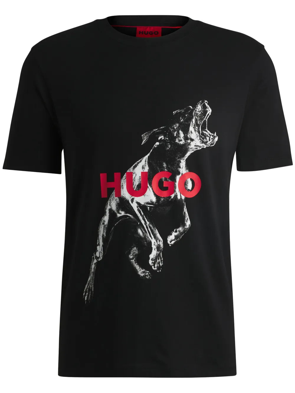 HUGO playera con estampado gráfico