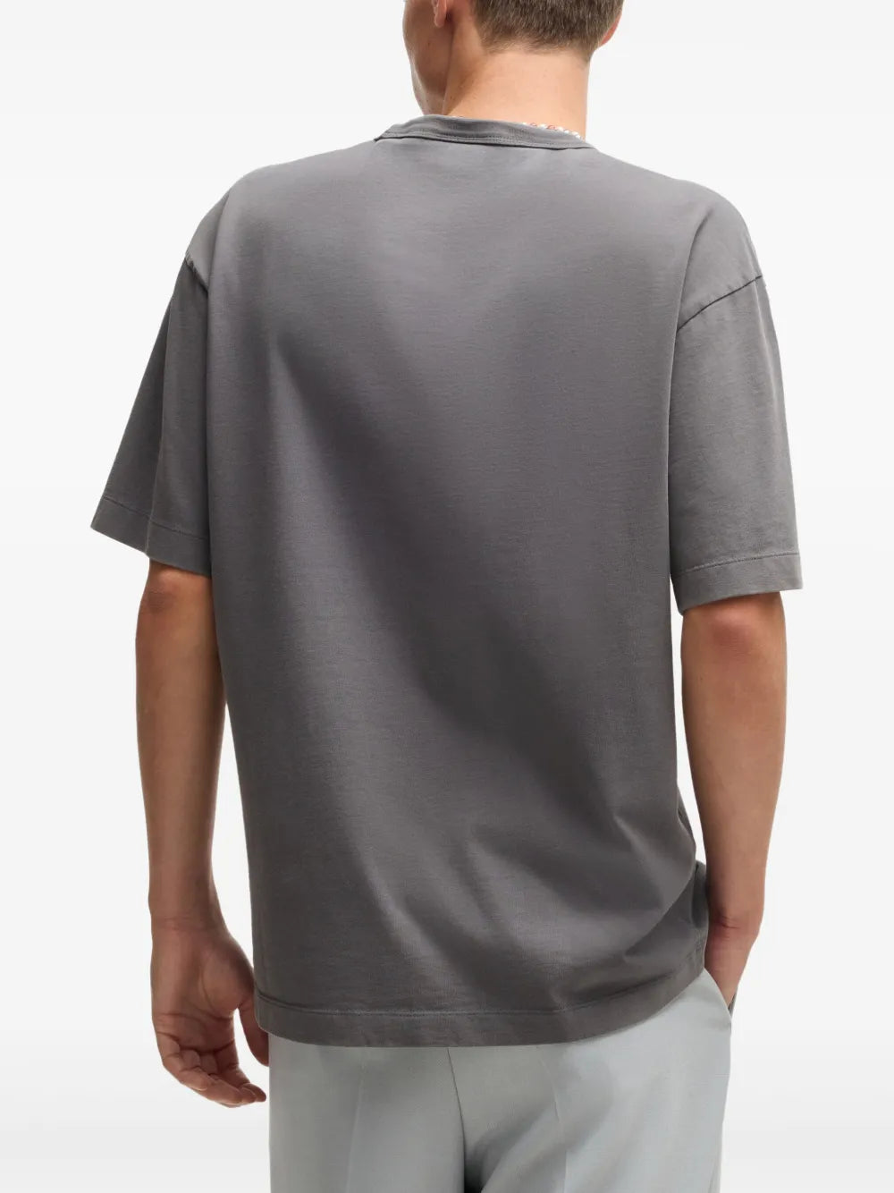 HUGO playera con cuello redondo
