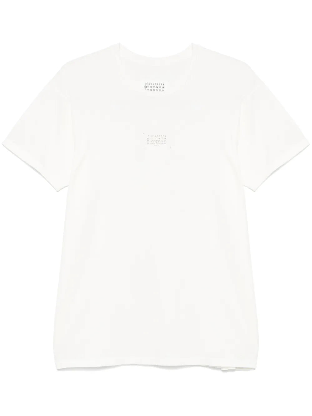 Maison Margiela playera con motivo de número - Blanco - imagen 1