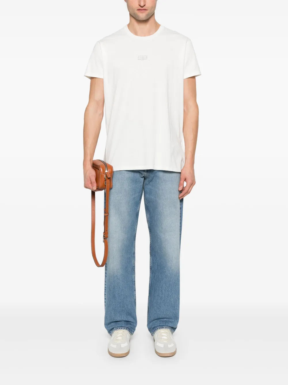 Maison Margiela playera con motivo de número - Blanco - imagen 2