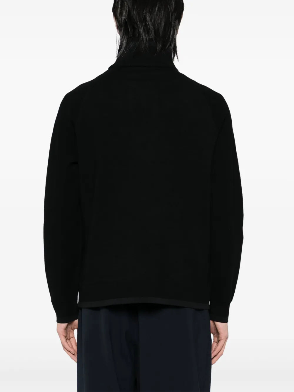 BOSS sudadera con medio cierre