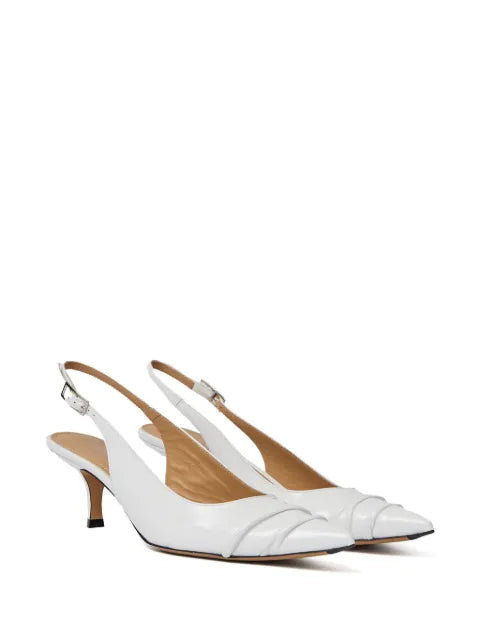 Maison Margiela zapatillas Kinkies con tacón de 55mm - Blanco - vista 2
