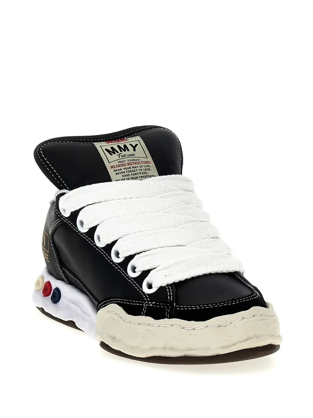 Maison MIHARA YASUHIRO tenis Puffer OG Sole Black/White - negro