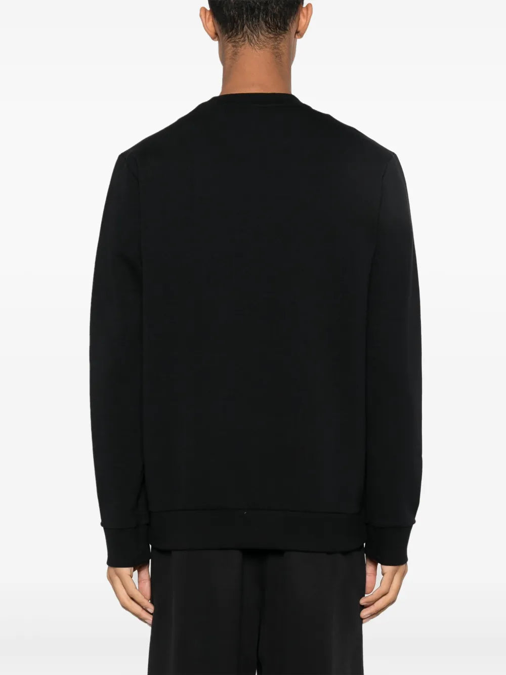 BOSS sudadera con estampado gráfico y cuello redondo