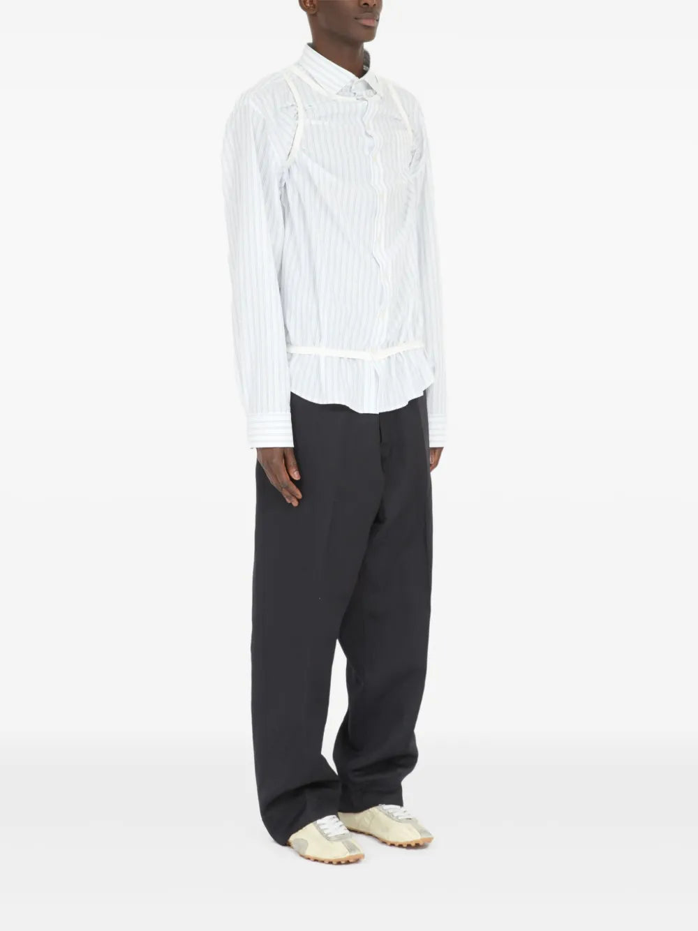 Maison Margiela camisa Stripe Tank - Blanco - imagen 3